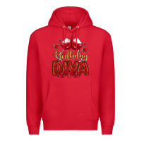 Red birthday diva Premium Hoodie - MaliasSmallBusiness
