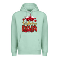 Seafoam birthday diva Premium Hoodie - MaliasSmallBusiness