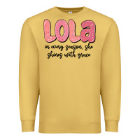 Antique Gold lola in every season, she shines with grace Premium Sweatshirt - MaliasSmallBusiness