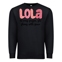Black lola in every season, she shines with grace Premium Sweatshirt - MaliasSmallBusiness