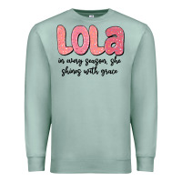 Seafoam lola in every season, she shines with grace Premium Sweatshirt - MaliasSmallBusiness