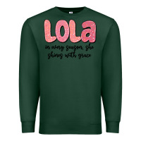 Sports Green lola in every season, she shines with grace Premium Sweatshirt - MaliasSmallBusiness