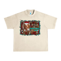 Sandshell all i want for christmas is a cow longhorn Urban Heavy Tee - RanaPortraitStore