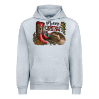 Heather Grey Merry Christmas Urban Hoodie - SublimationCraftShop
