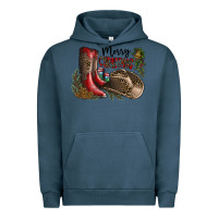 Pigment Midnight Navy Merry Christmas Urban Hoodie - SublimationCraftShop