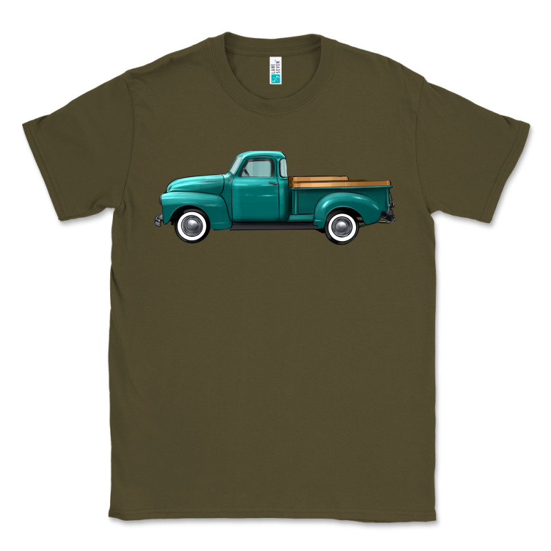 Western Truck Left Side View Classic Tee by FaDigitalArtStudio | Teevron