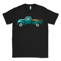 Black western truck left side view Classic Tee - FaDigitalArtStudio