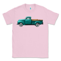 Bubblegum Pink western truck left side view Classic Tee - FaDigitalArtStudio