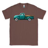 Chestnut western truck left side view Classic Tee - FaDigitalArtStudio