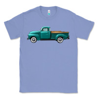 Colony Blue western truck left side view Classic Tee - FaDigitalArtStudio