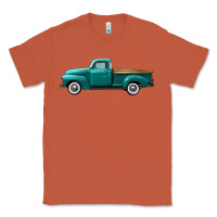 Copper western truck left side view Classic Tee - FaDigitalArtStudio
