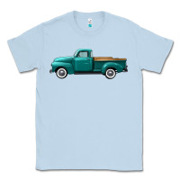 Dusty Blue western truck left side view Classic Tee - FaDigitalArtStudio