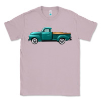Lilac western truck left side view Classic Tee - FaDigitalArtStudio
