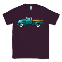 Plum western truck left side view Classic Tee - FaDigitalArtStudio