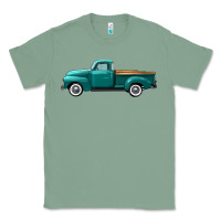 Sage western truck left side view Classic Tee - FaDigitalArtStudio