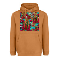 Meerkat lady of guadalupe western seamless Heavyweight Hoodie - Jasminsmagicworld