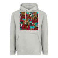Moon Dust lady of guadalupe western seamless Heavyweight Hoodie - Jasminsmagicworld