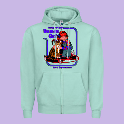 Caring For Your Demon Cat Tshirt Zipper Hoodie Designed By Bettercallsaul