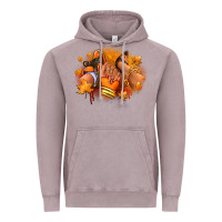 Vintage Zinc Fall sneaker and heel afro woman Vintage Hoodie - RanaPortraitStore