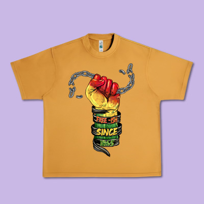 Free Ish Since 1865 Urban Heavy Tee Designed By Barkaloodesign