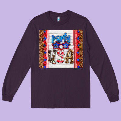 Party In The Usa Long Sleeve Tee Designed By Hra Design Shop