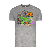 Cloud Rock happy halloween farm animals Vintage Tee - Zillion Design Studio