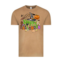 Happy Halloween Farm Animals Vintage Tee | Teevron