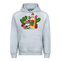 Heather Grey mexican tequila gnomes guitar roses cactus serape Urban Hoodie - Artiststas