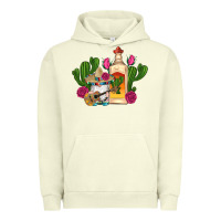 Pigment Pistachio mexican tequila gnomes guitar roses cactus serape Urban Hoodie - Artiststas