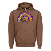 Chestnut witchy gnome rainbow Zipper Hoodie - BundleAndBundleShop