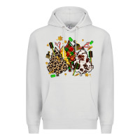Dove Grey hair stylist with christmas tree Premium Hoodie - MaliasSmallBusiness