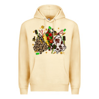 Pina Colada hair stylist with christmas tree Premium Hoodie - MaliasSmallBusiness