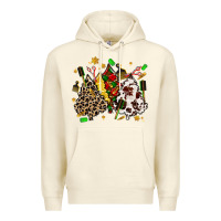 Sandshell hair stylist with christmas tree Premium Hoodie - MaliasSmallBusiness