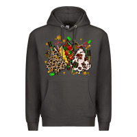 Smoke hair stylist with christmas tree Premium Hoodie - MaliasSmallBusiness