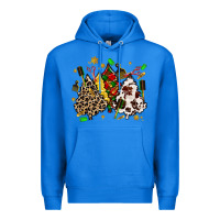 True Royal hair stylist with christmas tree Premium Hoodie - MaliasSmallBusiness
