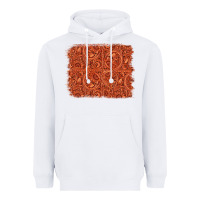 White serape turquoise  leather background Heavyweight Hoodie - Jasminsmagicworld