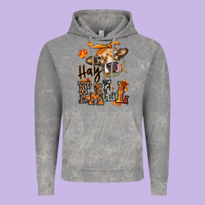Hay Fall Heifer Vintage Hoodie Designed By Ranaportraitstore