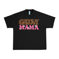 Black groovy mama Urban Heavy Tee - texasbilliewilder
