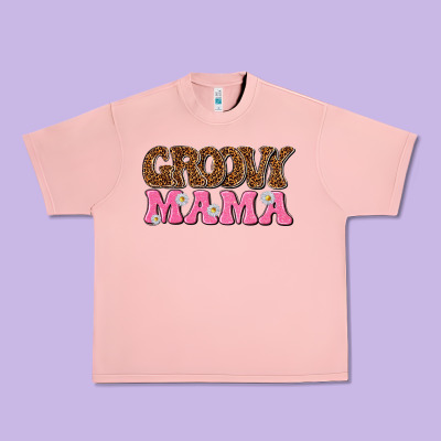 Groovy Mama Urban Heavy Tee Designed By Texasbilliewilder