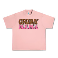 Salmon groovy mama Urban Heavy Tee - texasbilliewilder