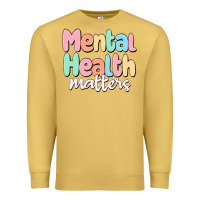 Antique Gold mental health matters Premium Sweatshirt - MaliasSmallBusiness