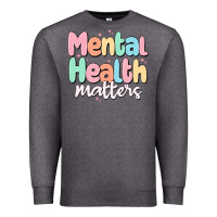 Charcoal Heather mental health matters Premium Sweatshirt - MaliasSmallBusiness