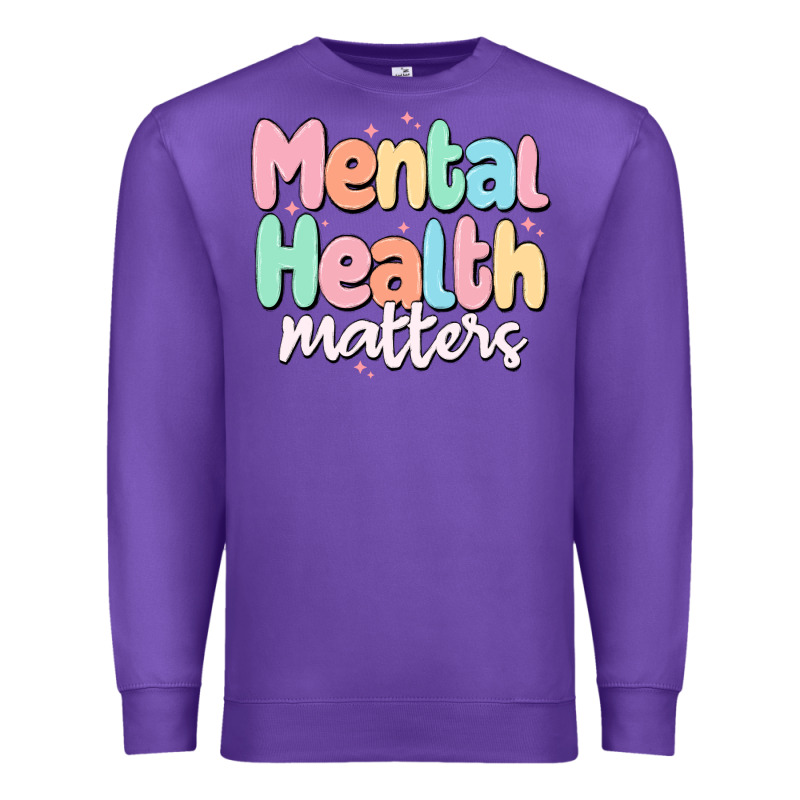 Mental Health Matters Premium Sweatshirt by MaliasSmallBusiness | Teevron