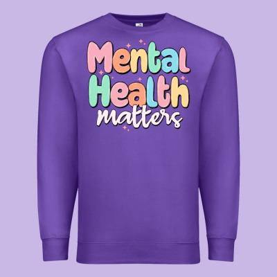 Mental Health Matters Premium Sweatshirt Designed By Maliassmallbusiness