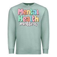 Seafoam mental health matters Premium Sweatshirt - MaliasSmallBusiness