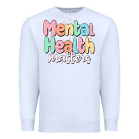 White mental health matters Premium Sweatshirt - MaliasSmallBusiness