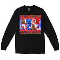 Black america thunderbolt Long Sleeve Tee - HRA Design Shop