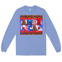 Colony Blue america thunderbolt Long Sleeve Tee - HRA Design Shop