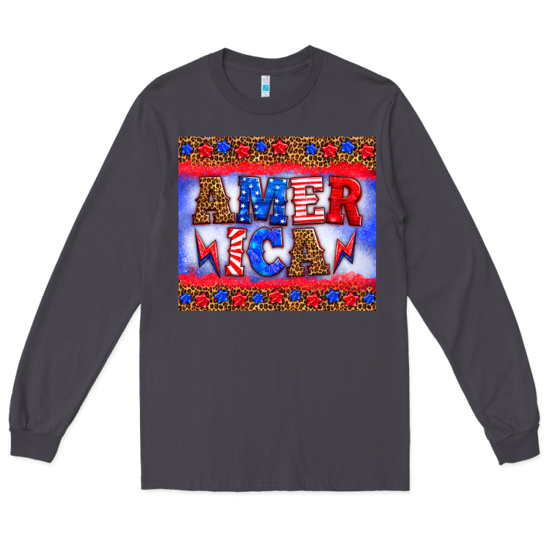 America Thunderbolt Long Sleeve Tee by HRA Design Shop | Teevron
