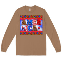 Toasted Coconut america thunderbolt Long Sleeve Tee - HRA Design Shop